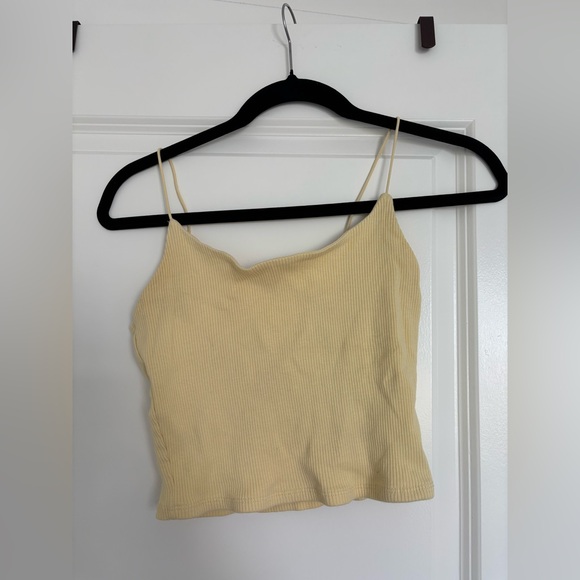 Garage Cream Ribbed Camisole - Picture 1 of 1